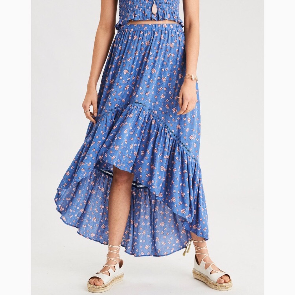tube top and maxi skirt set